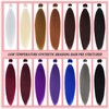 UPruyo Pre Stretched Braiding Hair Black 1b Hypoallergenic Prestretched Braiding
