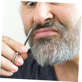 Didiseaon Nose Hair Eyebrow Scissors Set Stainless Steel Rounded Edges for Safe Hair Trimming