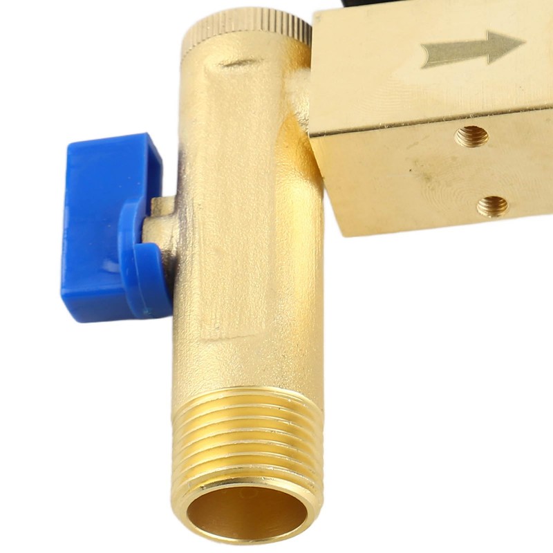 Premium G1/2 Brass Electric Timed Drain Valve, Automatic Condensate Management