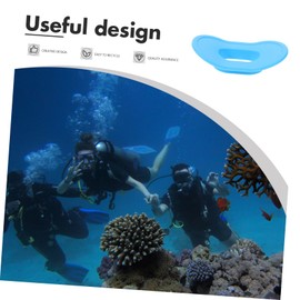 OHPHCALL Diving Mouthpiece Lip Protector an Fittings Scuba Diving Accessories Diving Regulator Lip Protection Diving Lip Guard Diving Mouthpiece Lip Guard Diving Fittings Blue