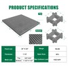 Natotela 24x24x1.5in Fiberglass Molded Grating Micro-Mesh High Strength