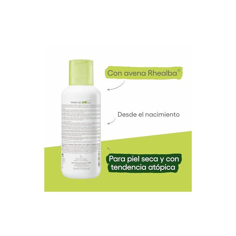 A-Derma Exomega Control Crema Hidratante Emoliente Piel Atópica, 400ml