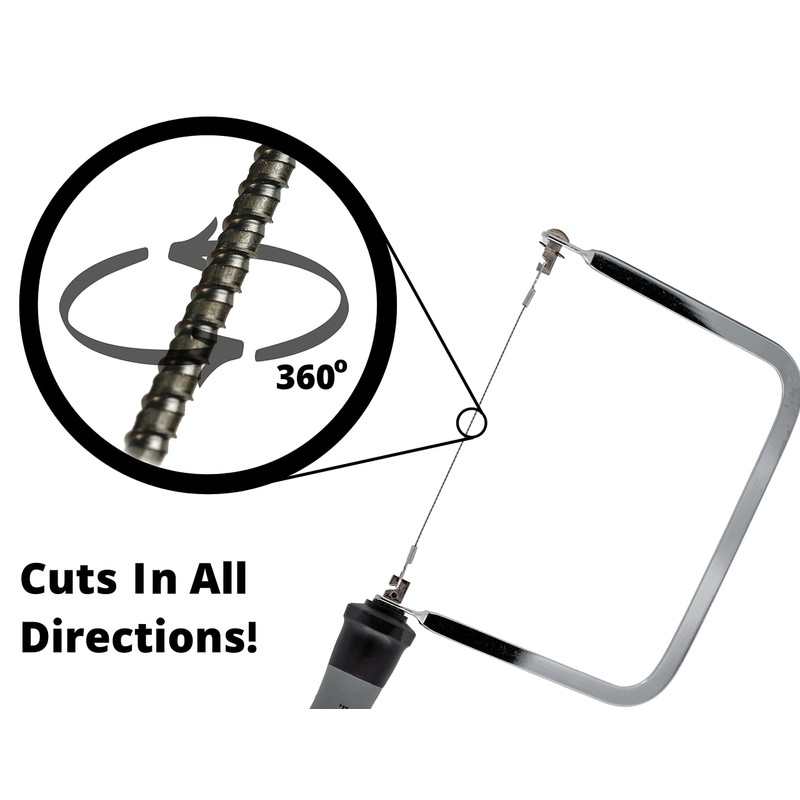 FreeStyle Coping Saw with the 360° Spyral tooth that cuts