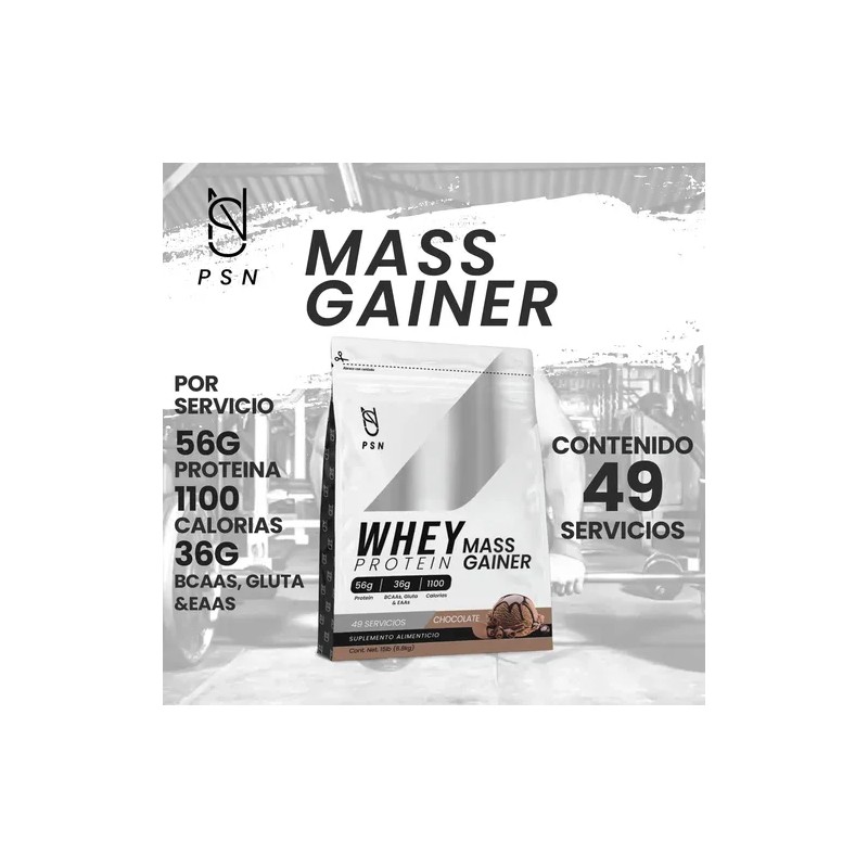 Suplemento En Polvo Psn Whey Protein Mass Gainer 6.8kg