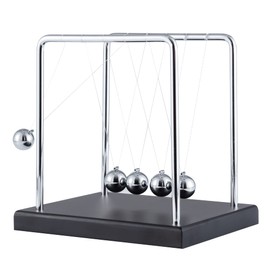 CHANGSHUN Newtons Cradle Balance Balls Black Base Home Office Desk Ornament