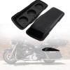 ZXMT Vivid Black Saddlebag Triple 6.5" Speaker Lid For Harley
