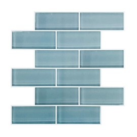 RoomMates TIL4980FLT Blue Seaglass Sticktile