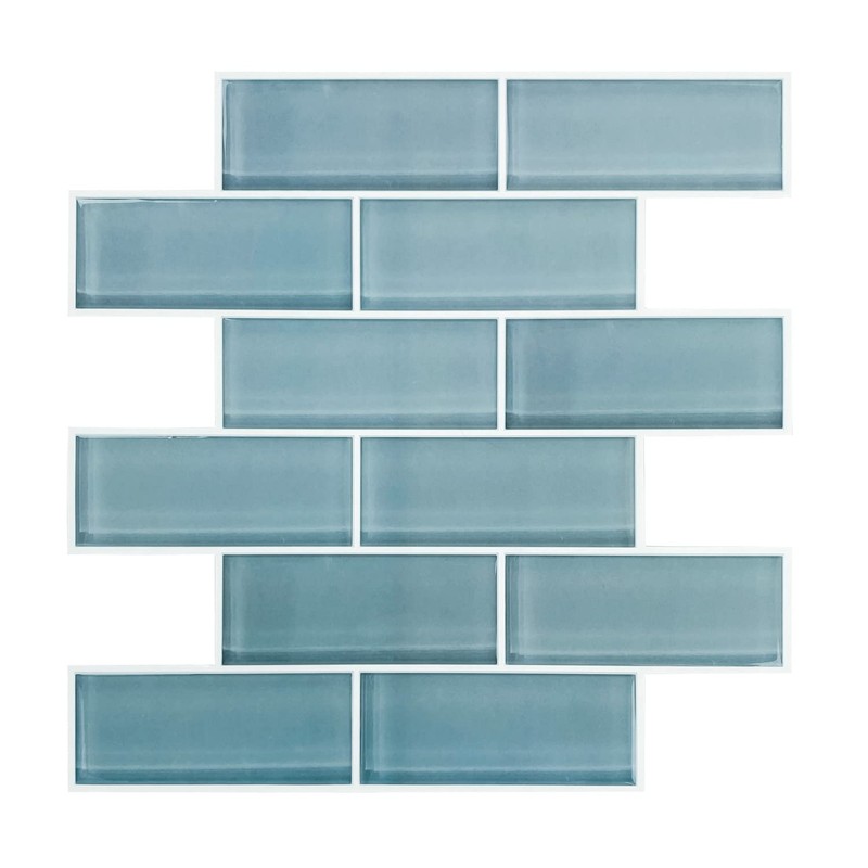 RoomMates TIL4980FLT Blue Seaglass Sticktile