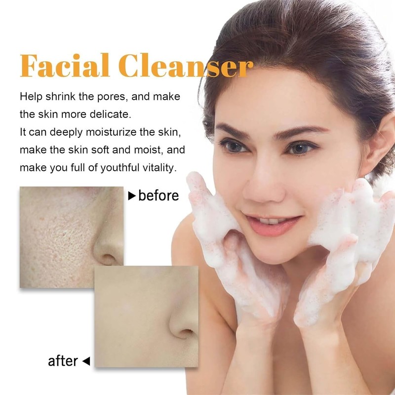 Yapper Turmeric Facial Cleanser Deep Clean Brightening Face Glow Wash