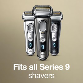 Braun Shaver Head Replacement Part 94M Silver, Compatible with Series 9 Pro and Series 9 Electric Razors for Men