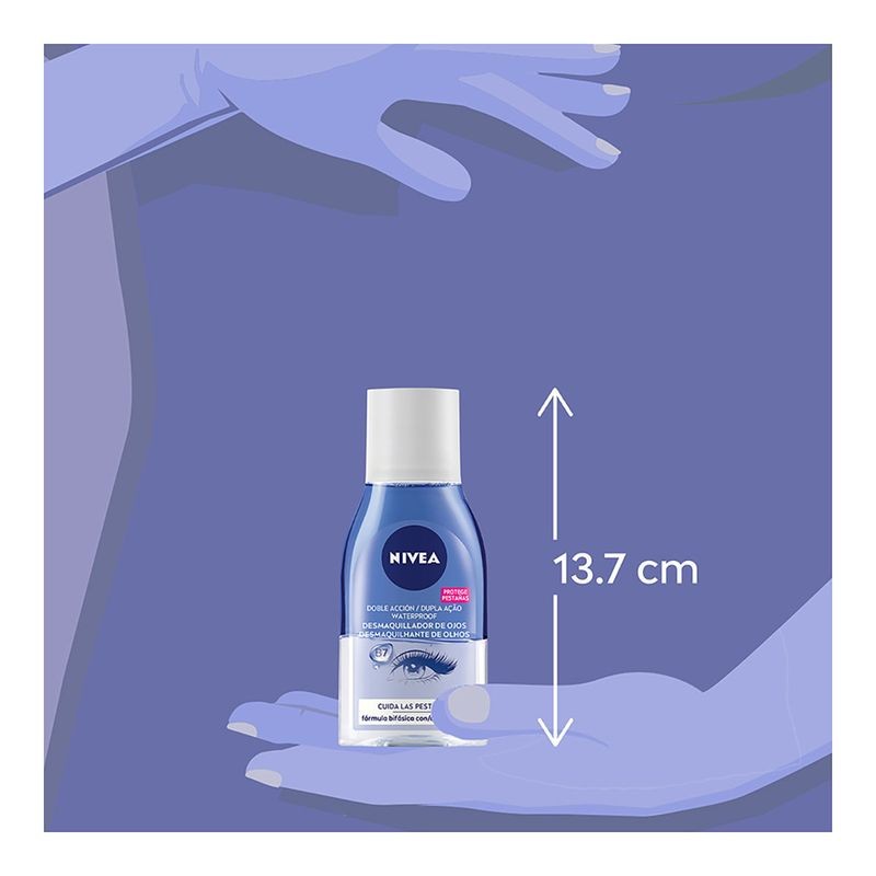 Desmaquillante facial NIVEA Bifásico de Ojos 125ml