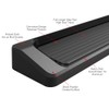HD Ridez Running Board 6" Black Compatible with Dodge Ram