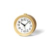 Remnos Alarm Clock Analog Leaky Alarm Natural Wood Color RIKI