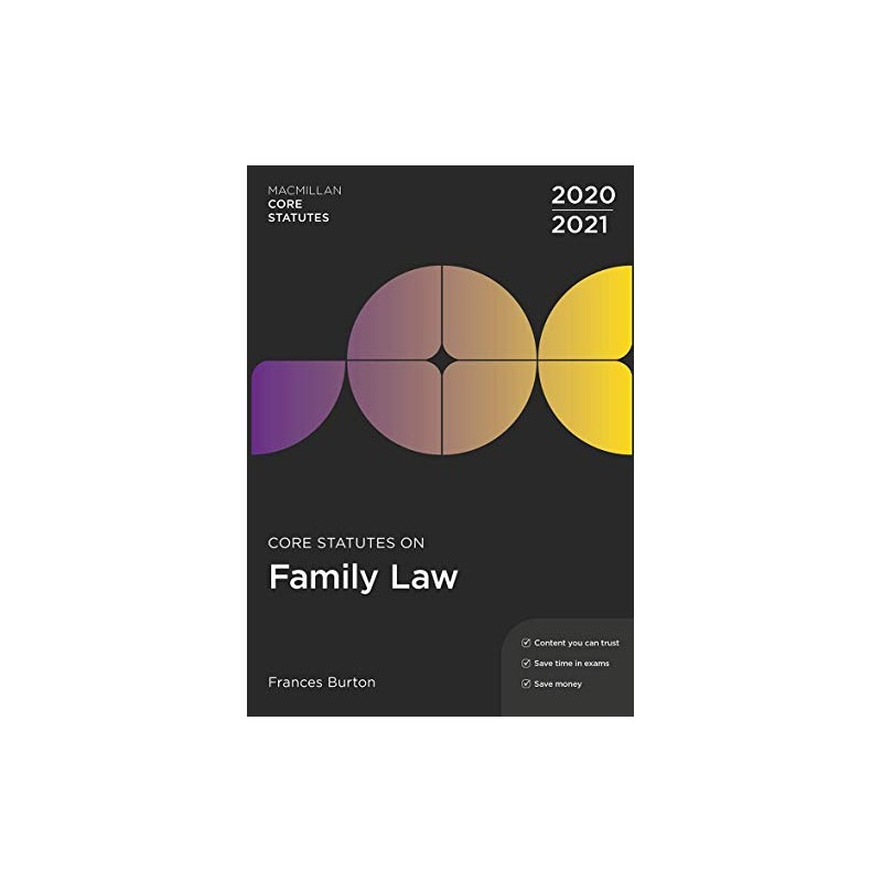 Core Statutes on Family Law 2020-21 5e