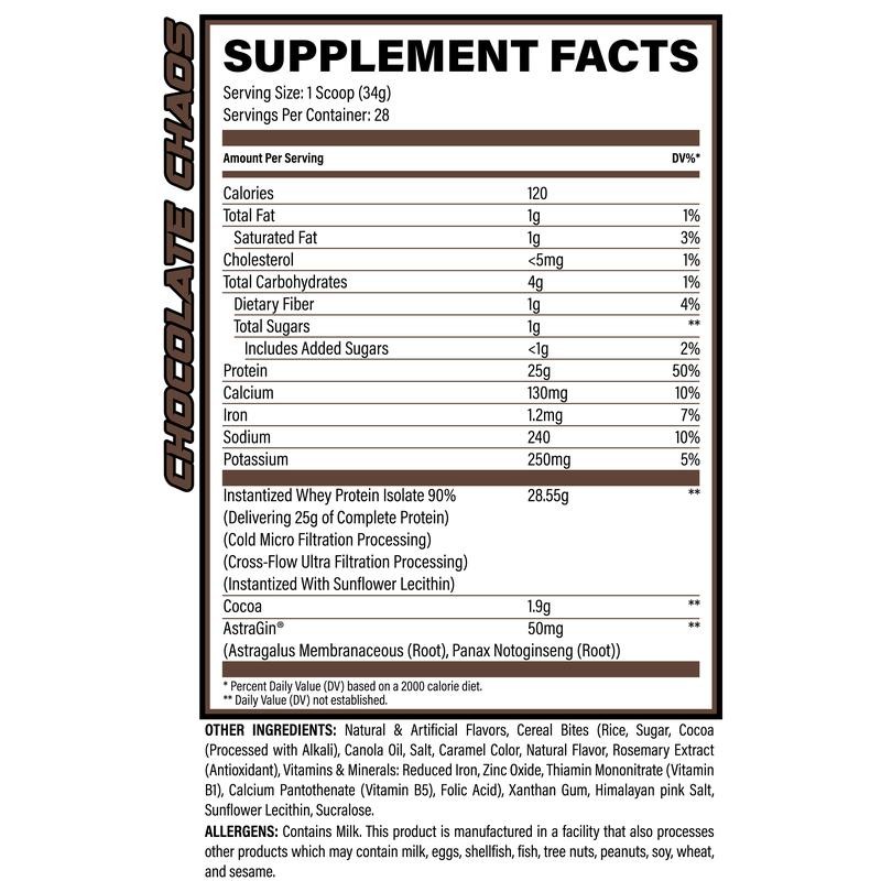 FERAL WHEY PROTEIN ISOLATE - Flavor: Fruitty Cereal