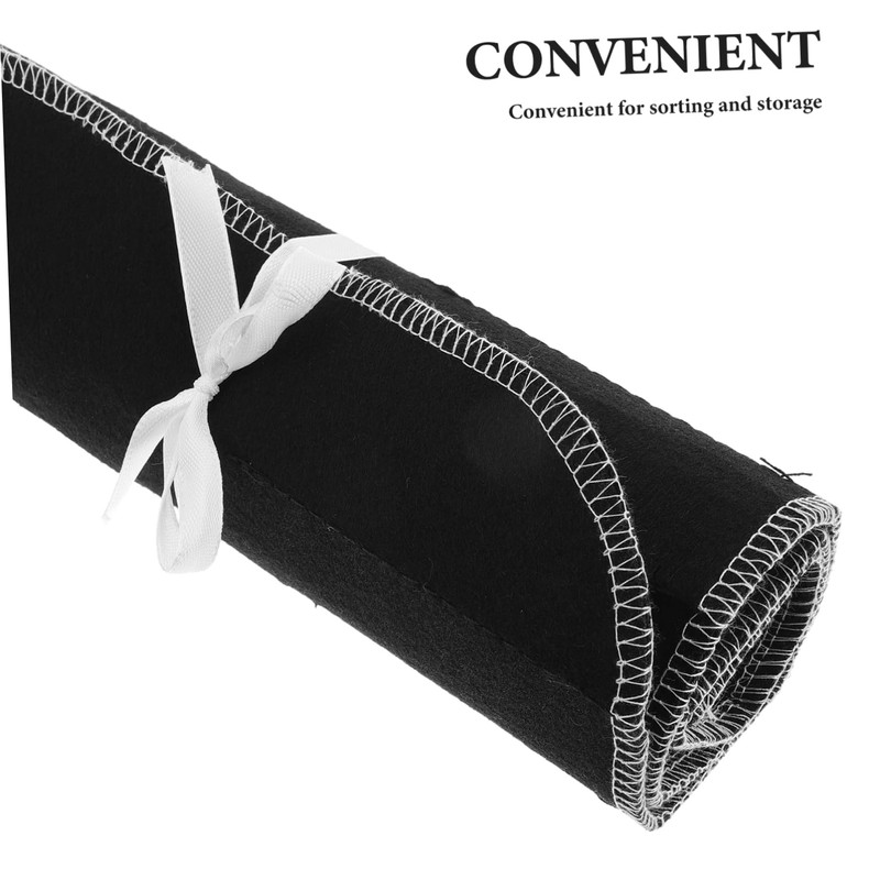 STOBAZA Camping Party Essential 2pcs Silverware Storage Bag Tarnish Large