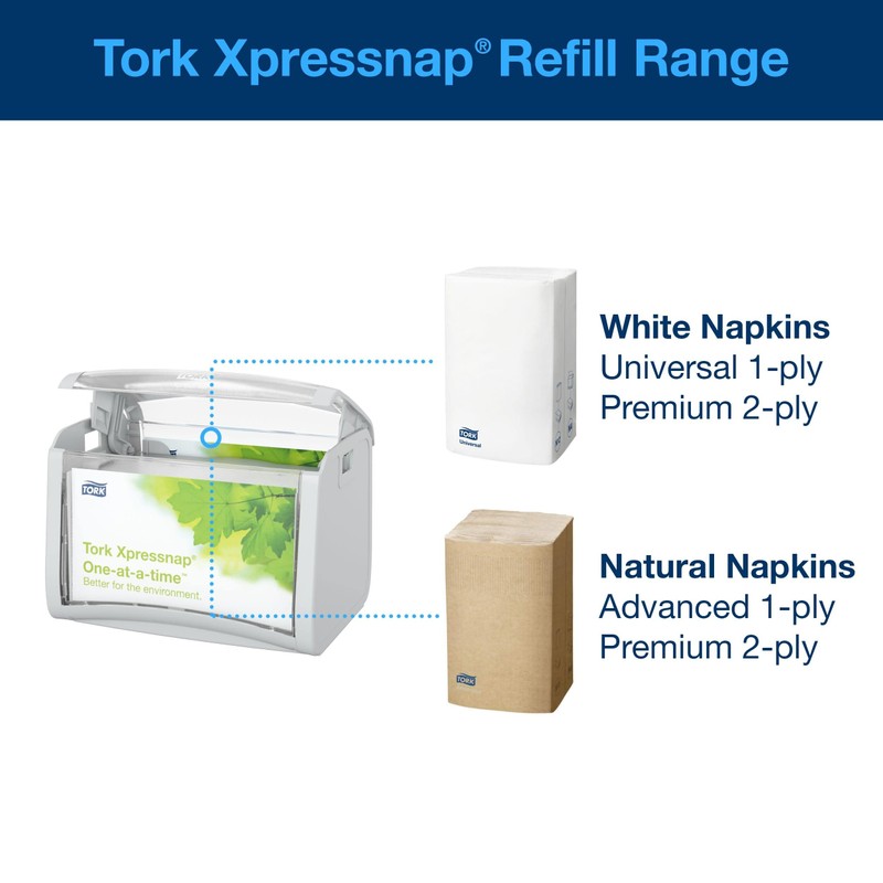 Tork Xpressnap Tabletop Napkin Dispenser Suitable For N4 Interfold Napkin