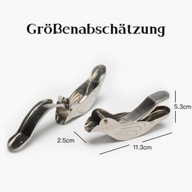 ORARTMM 2Pack Silver Bird Shapen Lemon juicer,Portable Citrus Juicer for Lemons & Limes,Stainless Steel Manual Lemon Juicer,Easy to Use, Perfect for Home and On-the-Go