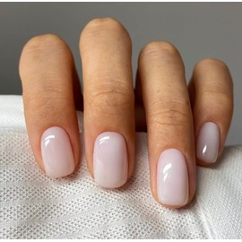 Wine Red Press on Nails Short Square SWEKKE Petite Fake Nails Full Cover Solid Color Glue on Nails Glossy Winter False Nails with Nail Glue Acrylic Nails Artificial Nails for Women Girls 24Pcs