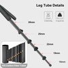 Koolehaoda 65" Carbon Fiber Camera Monopod with Flip Lock for