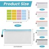 Pack of 20 Document Bags with Zip, 22 x 11