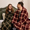 DUKUSEEK Waterproof Camping Blanket with Thick Fleece, Large Outdoor Blanket