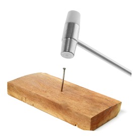 Housoutil 4pcs Lightweight Mallet Hammer Soft and Hard Tips for Jewelry Repair and Maintenance and Mini Hammers for Diyers and Craftsmen