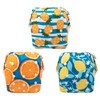 Babygoal Baby Swim Diapers 3 Pack for 0-8 Months Infant