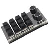 Programmable Macro Keyboard 2 Knobs Blue Switch Black 12 Keys