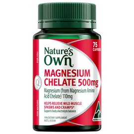 Nature's Own Magnesium Chelate 500Mg 75 Capsules