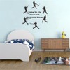 Baseball Player Wall Decal - "Swing for The Fences and