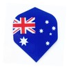 Dartfellas Australia Flag Down Under 75 Micron Strong Dart Flights (3 Sets - 9 Flights)
