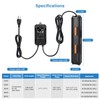 hygger Aquarium Heater, 100W/200W/300W/500W/800W Submersible Fish Tank Heater with Over-Temperature