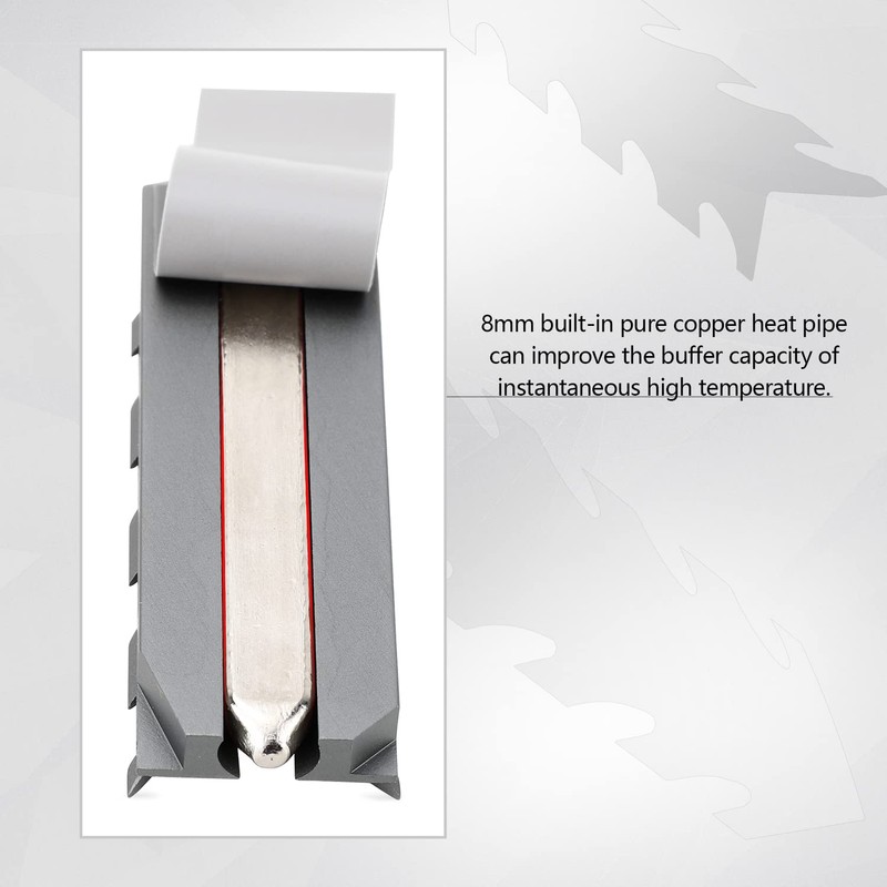 Thermalright M.2 Pro 2280 SSD Heatsink,8mm Heatpipe, High Performance Double