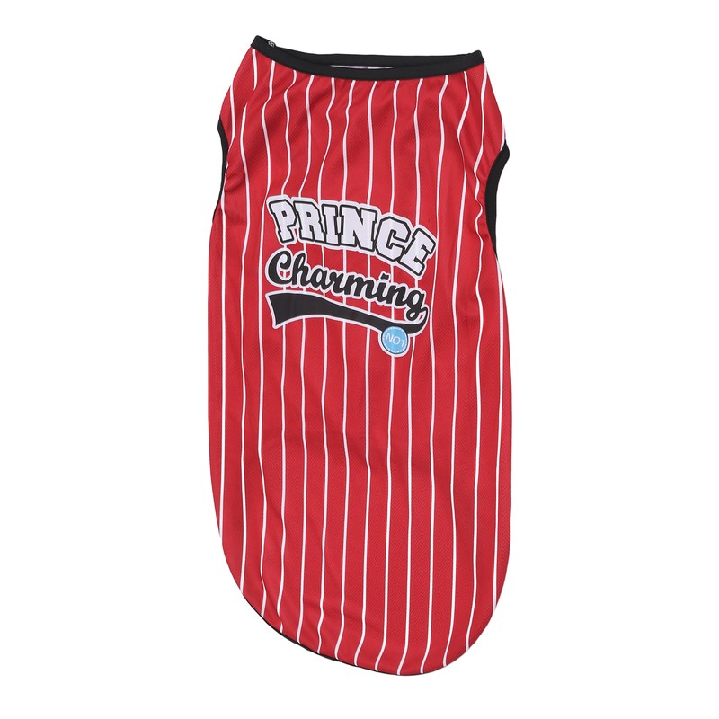 Pet Vertical Stripes Vest Vertical Stripes Classic Loose Prevent Sunburn