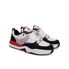 DC Men's Ascend Skate Shoe, Black/Grey/White, 9