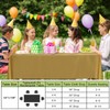 Smiry Disposable Table Cloth - 6 Pack, 54 x 108