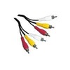 Schwaiger cik5015 533 – 3 X RCA Composite Video Cable, 3 X RCA, Male, Male, Black)