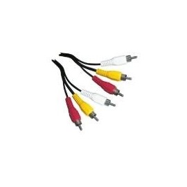 Schwaiger cik5015 533 – 3 X RCA Composite Video Cable, 3 X RCA, Male, Male, Black)