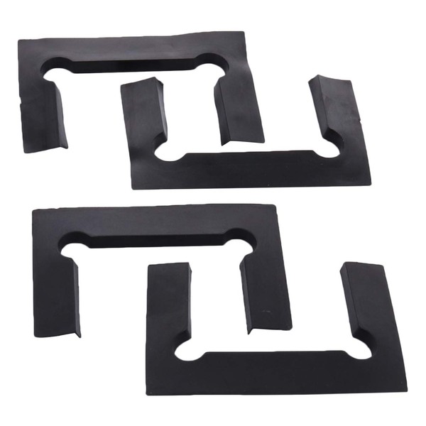 CRL Black Replacement Gasket Pack with Fin for Geneva Hinges