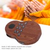 Buddha Player Mini Portable Wood Color Hanging Neck Music Buddhist