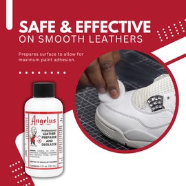 Angelus Paint Leather Preparer And Deglazer, 5 ounce jar (820-04-000)