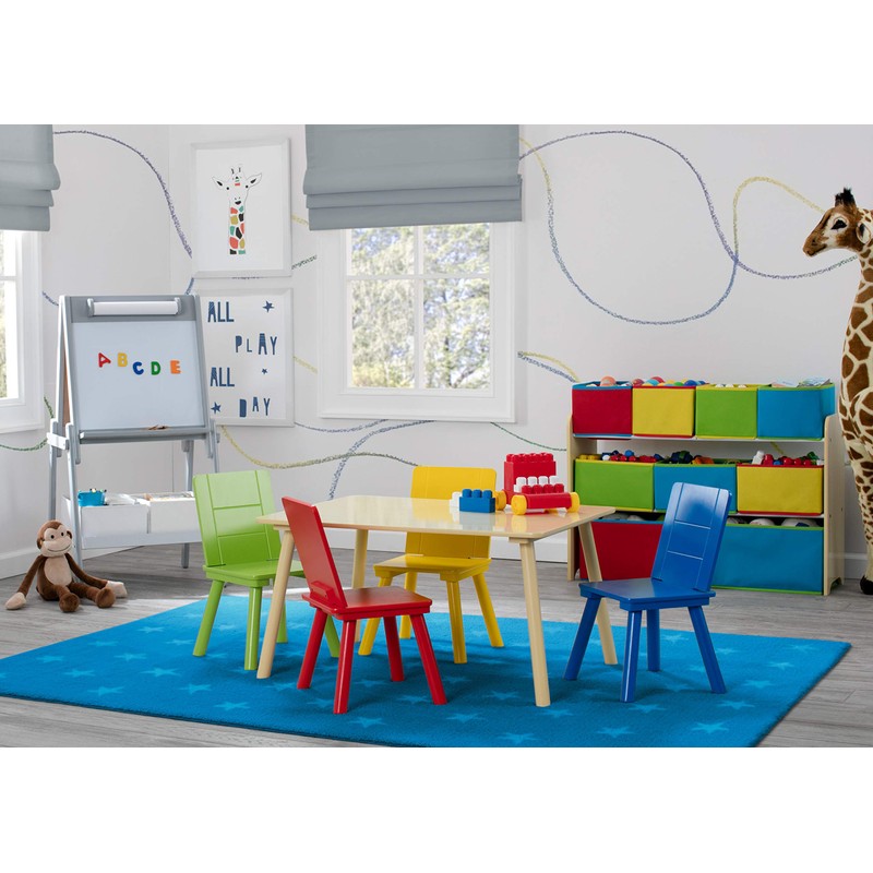 Delta Multi-Color Deluxe Toy Organizer with Storage Bins