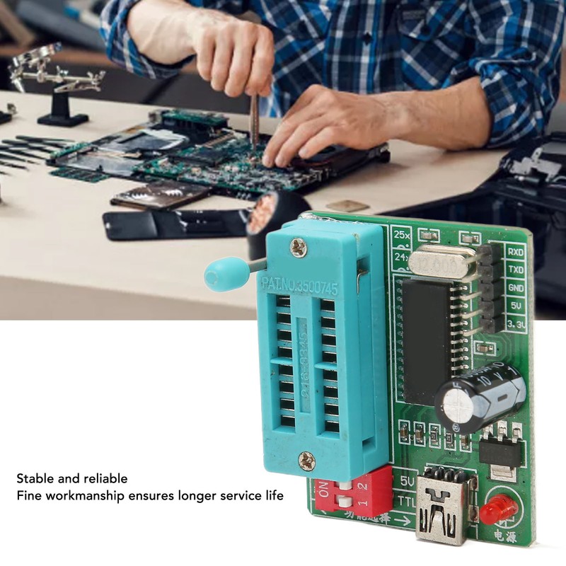 BIOS USB Programmer CH341A USB Chip Stable Durable Multi Purpose