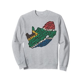 South Africa Flag Food Maps Africans Sweatshirt
