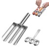 2024 Meat Baller Spoon with Cutting Spade,Triple Meatball Maker,DIY Meatball