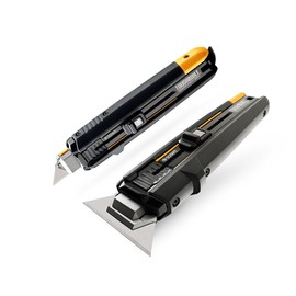 ToughBuilt Retractable Scraper Utility Knife + 5 Blades Multi Tool TB-H4S5-01