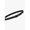 (ARMANI EXCHANGE)(신세계센텀점)AX남성 스퀘어 버클 슈렁큰 레더 벨트A415171003블랙 (ARMANI EXCHANGE)(Shinsegae Centum