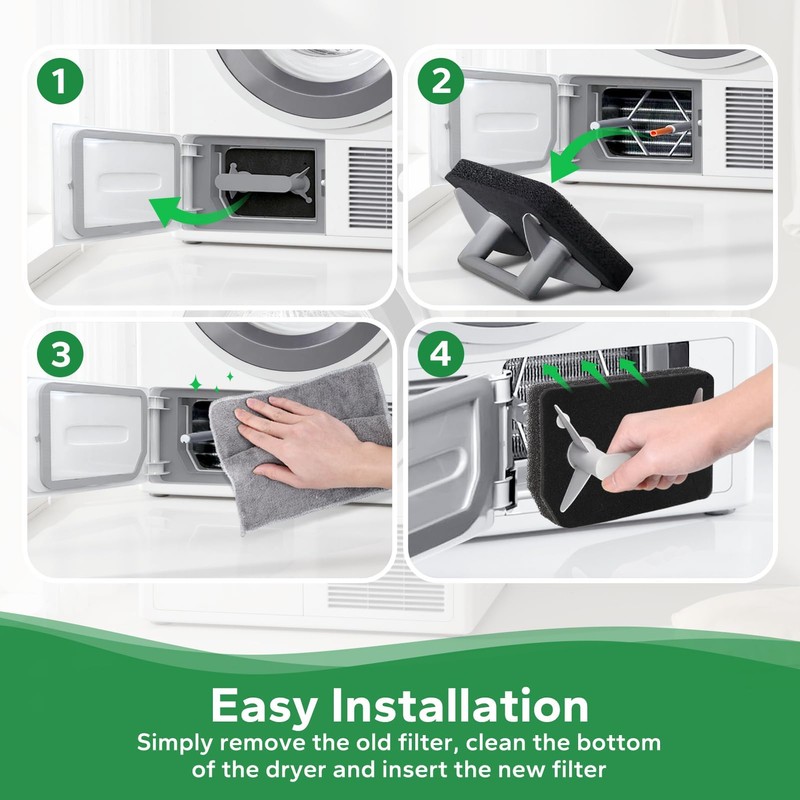 Inwee Filter for Miele T1 9164761 Dryer Heat Pump Dryer