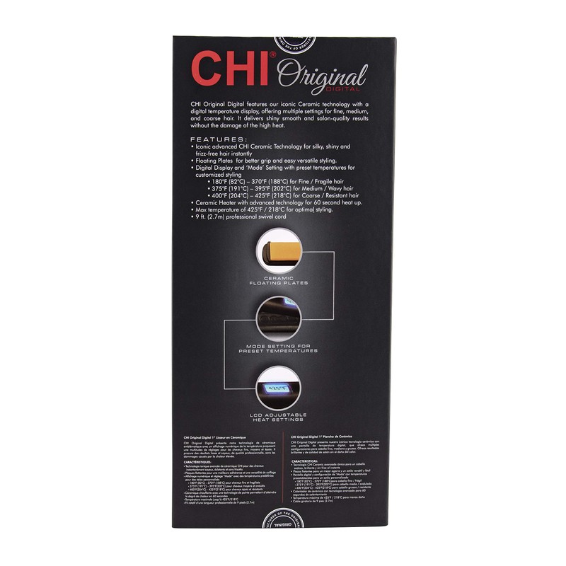 CHI Original Digital Ceramic Hairstyling Midnight Matte Iron
